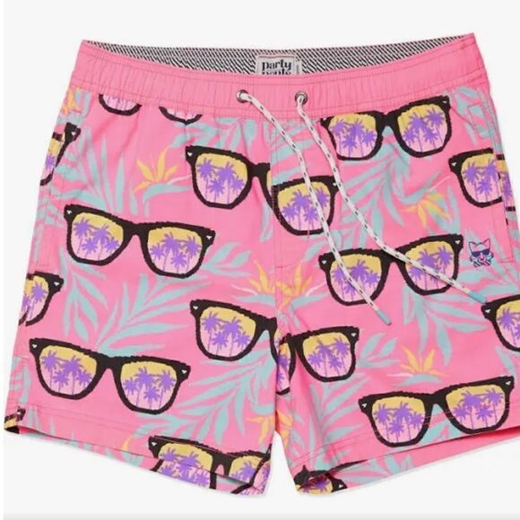 COPY - Party Pants Shady Shades swim trunks, size XL NWT - Picture 1 of 12